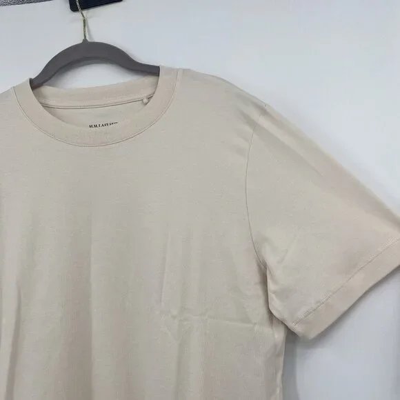 M.M. LAFLEUR Crew Neck Ivory Shirt Size Large Pima Cotton - Picture 6 of 10